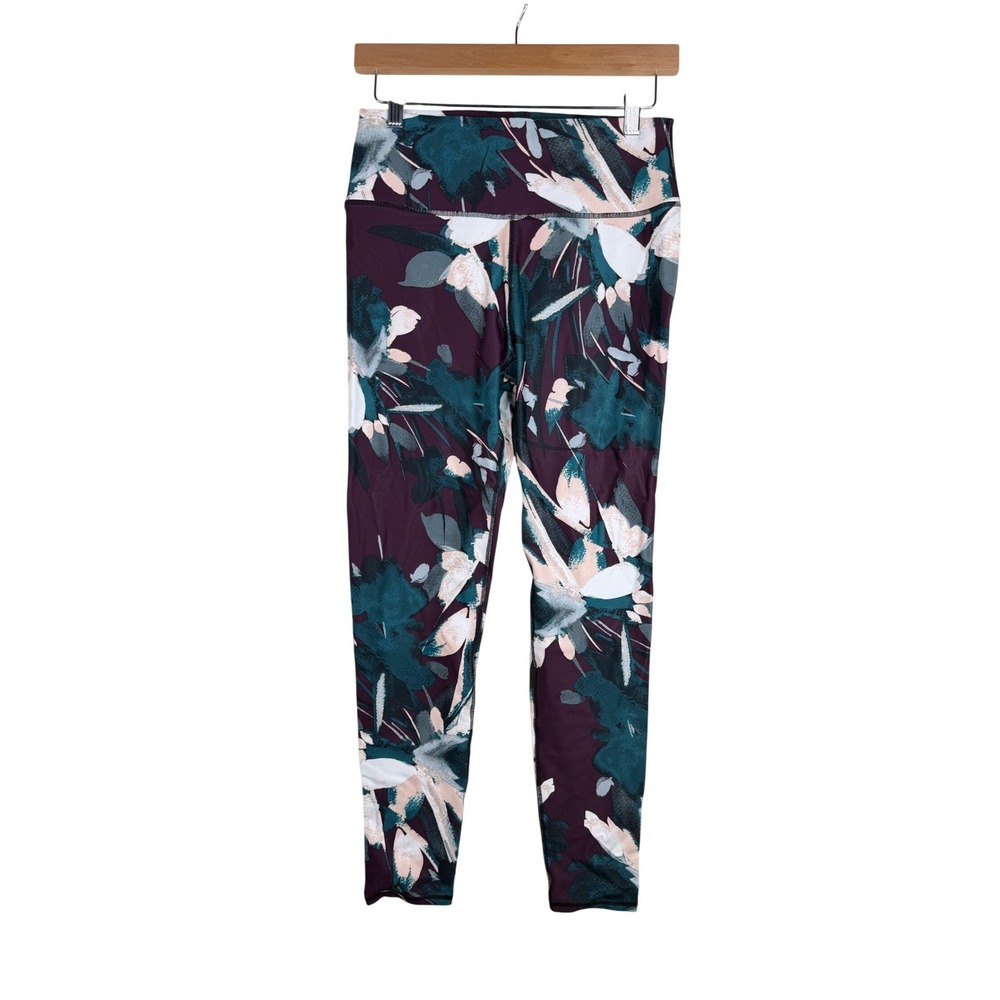 NWT Fabletics Floral Print Lisette High Waisted Leggings size Medium Multicolor